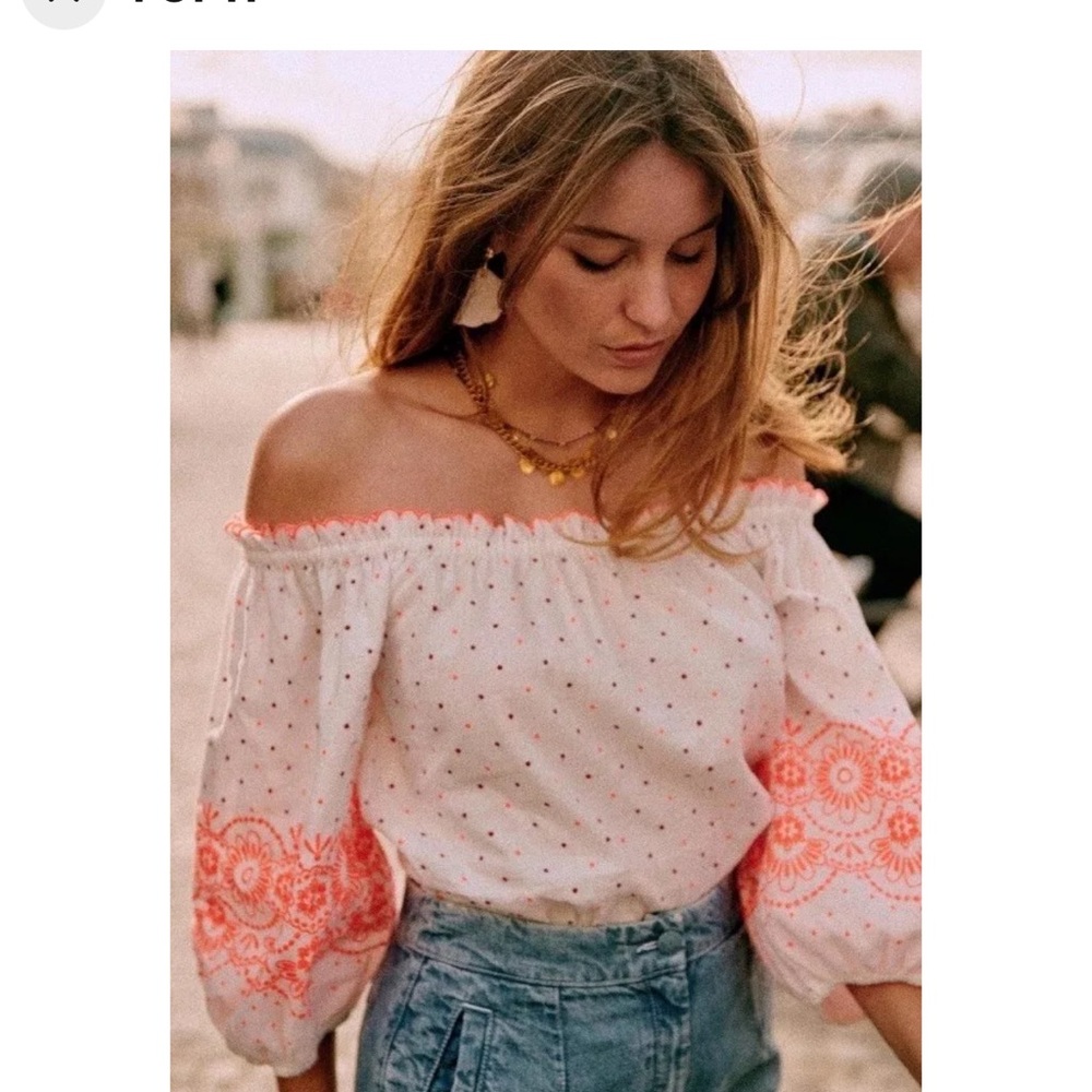 Blouse Santoni by Sezane. Tags removed but never worn